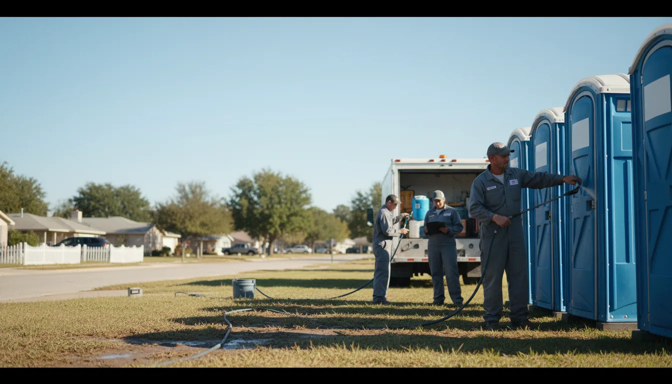 Long-Term Portable Toilet Rental in Crystal Beach, FL near me